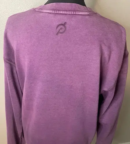 Peloton Purple Pullover Crew neck In Medium
