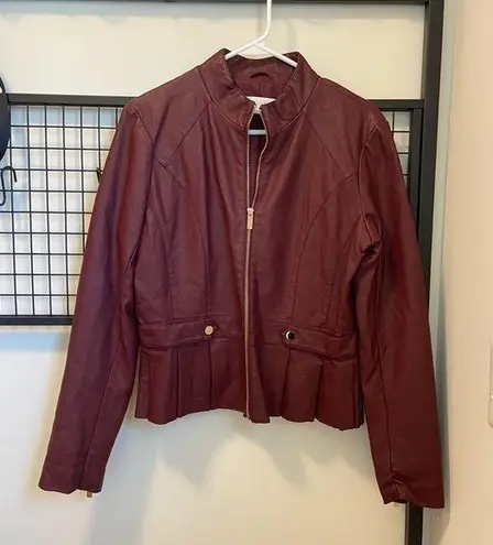 New York & Co. NWOT | women’s faux leather jacket — medium