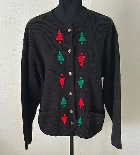 Vintage Black Wool Tally