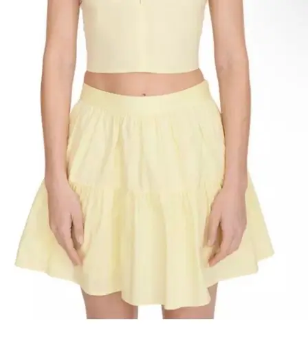 STAUD Yellow Skirt Size 6 NWT