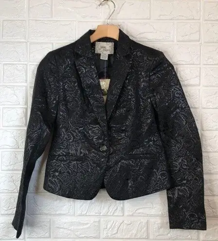 Sans Souci NWT shiny jacquard blazer jacket