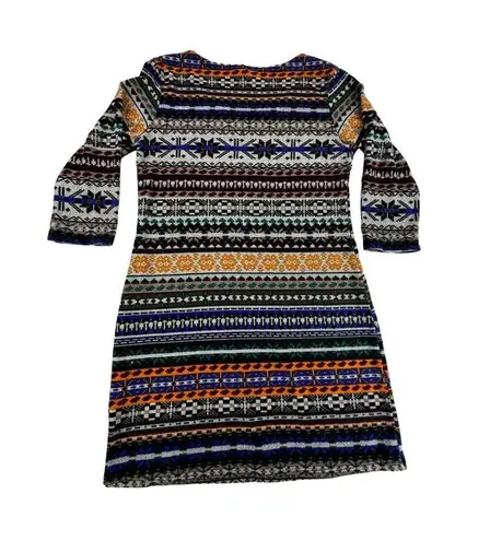 Pinkblush Autumn Patterned Knit Sweater Dress by Pink Blush Womens Small