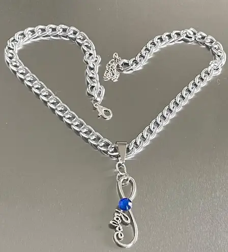 infinity Hope Charm Necklace