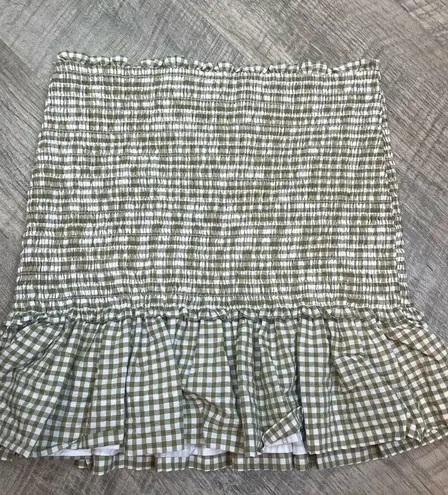 Veronica Beard Retail $298
Aloya Smocked Cotton Blend Miniskirt
