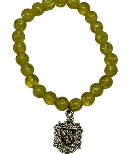 Harry Potter TM & WBEI (s17) Hufflepuff gold and yellow stretch fashion …