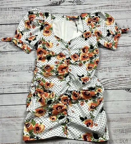 Lavish Lice NWT Lavish Alice floral ruched minidress size 14