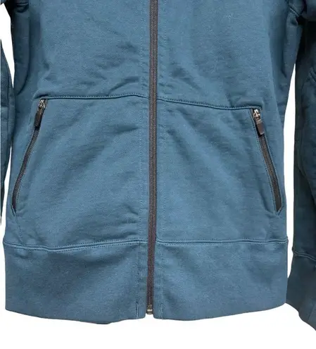 American Giant Storm Full Zip Hoodie Teal Green Women’s Size XS