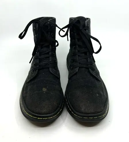 Dr. Martens  Shoreditch Black Canvas Boots Women's 8 US