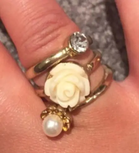 Set of 3 rings Silver