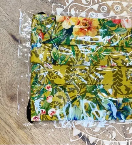 Johnny Was Cotton Sateen Floral Face Mask