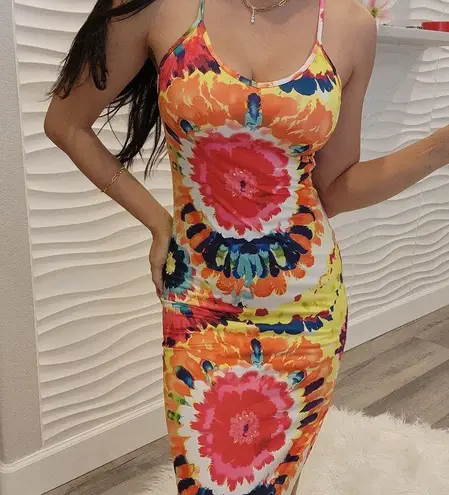 None Multicolored summer dress