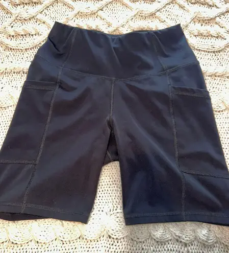 Target Black High Waisted Biker Shorts