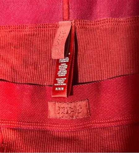 SKIMS Ribbed Leggings and Cotton Long Sleeve Jersey T-Shirt Set