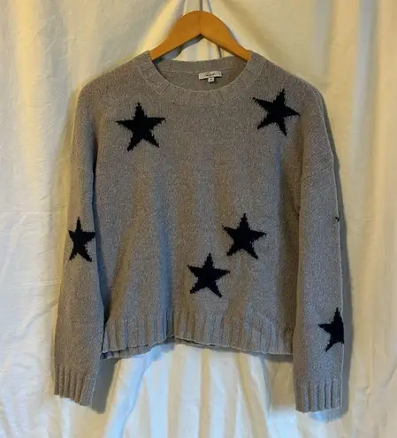 Rails Perci Wool Alpaca Blend Soft Cozy Crewneck Star Sweater