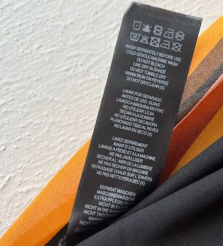 City Chic Dress Gold Stripe Multicolored Maxi Sz 22W NWT V Neck Asymmetrical Hem