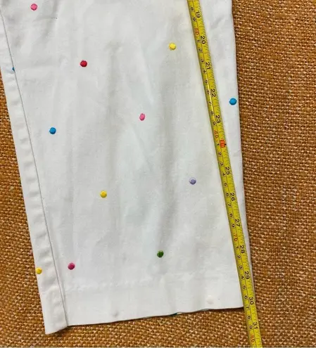 Vintage Polka Dot Capri Pants Size 10P