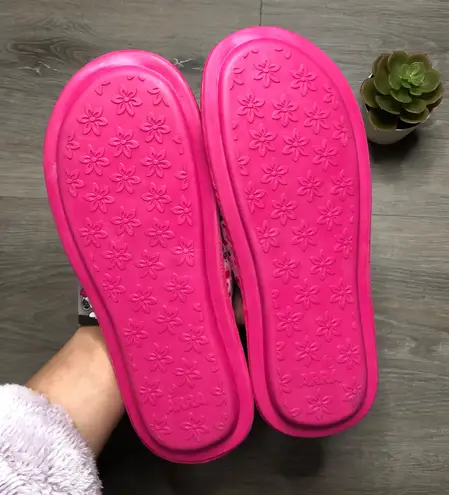 bella snoopy sister polkadot padded heal slippers Pink Size 6.5