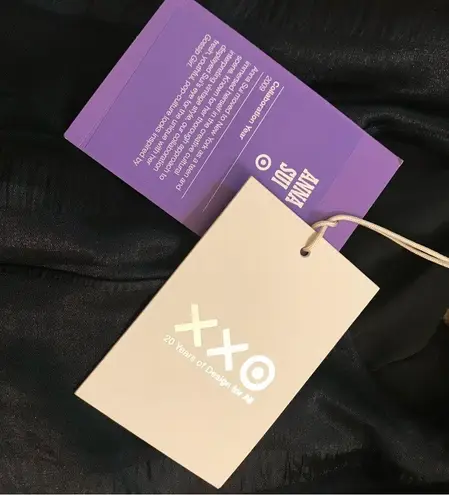 Anna Sui NWT for Target 20th XXO Mini Black Dress