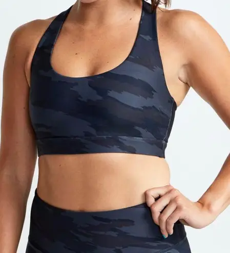 SoulCycle SOUL by  Double Knit Bra Camo Medium