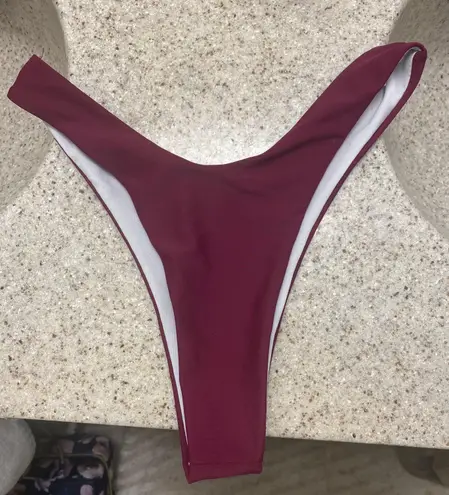 Burgundy Bikini Set Red