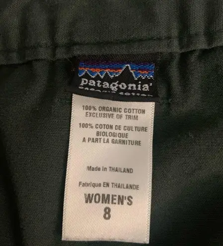 Patagonia  All-Wear Deep Forest (Dark Green) Skirt with Pockets Women’s Size 8