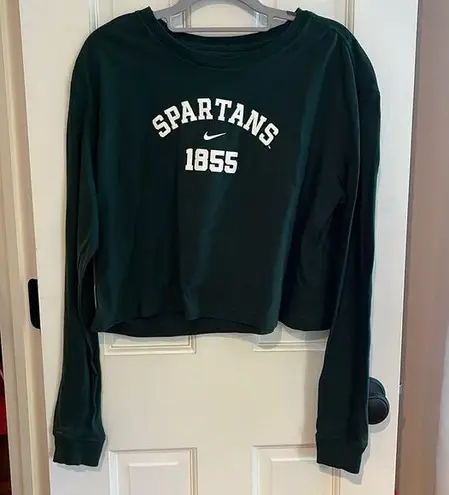 Nike Michigan State Cropped Tee