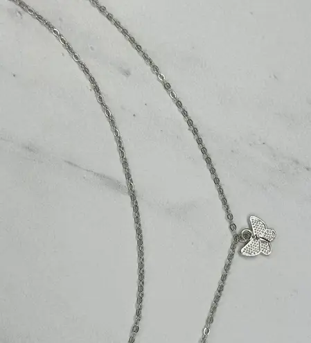 Dainty Butterfly 2 Piece Chain Link Belt Size XS Small S ✨ Silver