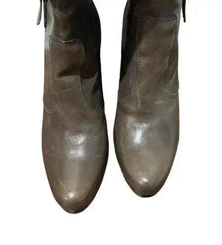 Matisse Leather Slouch Heeled Boots Brown Women’s Size 9