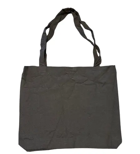 Shakespeare Tote Bag Love Looks Not With Eyes But Mind Canvas Shopper Book Black