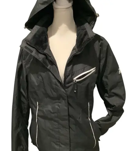 ZeroXposur Women's Black Snowboarding & Ski Jacket with Hood WORN ONCE