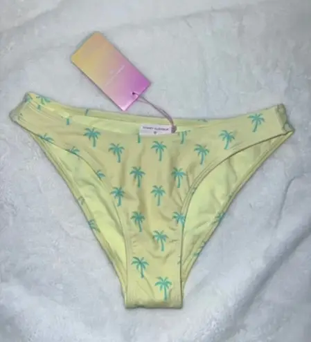 Stoney Clover Lane NWT Stoney Clover Lane x Target Palm Tree Cheeky Bikini Bottoms Yellow Small