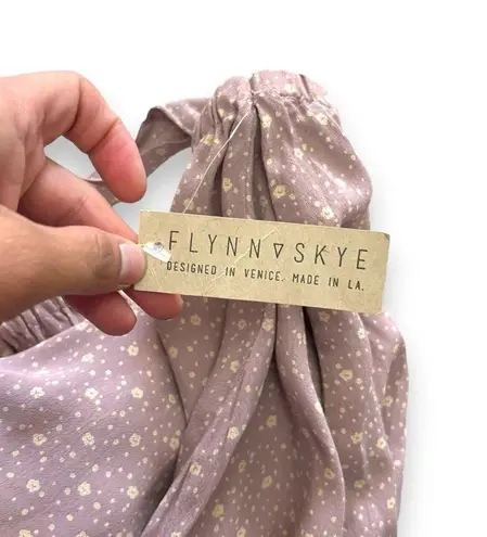 Flynn Skye NWT Mauve Rose Floral Crop Top - XS