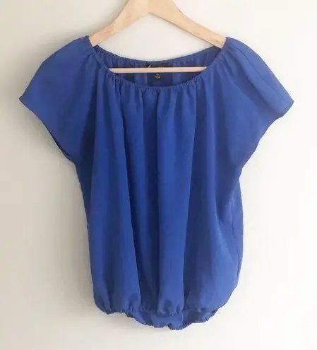 Cynthia Steffe  Gathered Top Blue Polyester Size XS