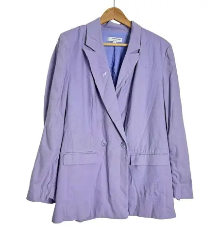 Thakoon Lilac Linen Blazer Purple Size 8