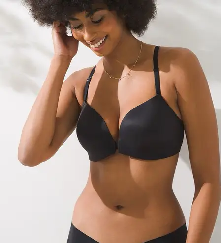Soma Enbliss front close racerback black bra 42D