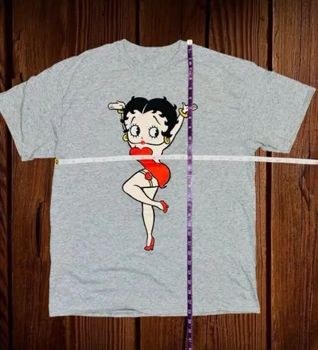 Betty Boop Vintage 90s Unbranded Unisex Adult Large Gray  T-shirt • Graphic Tee