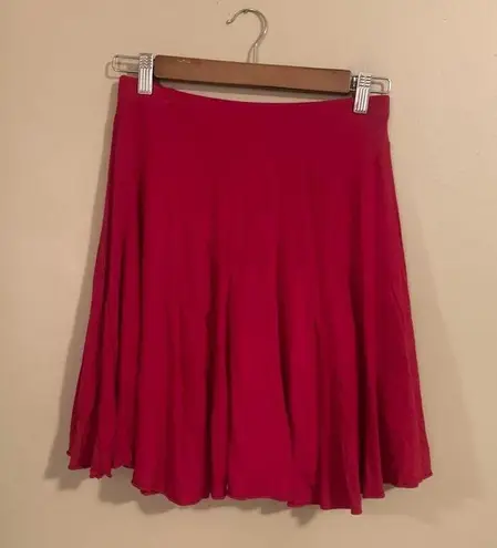 Ralph Lauren  Sport A Line Red Mini Skirt Size Small Casual Summer Athleisure