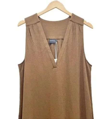 NWT Richer Poorer Vacation Dress Morning Roast Tan Cloudweave Cotton Size XL NEW Brown
