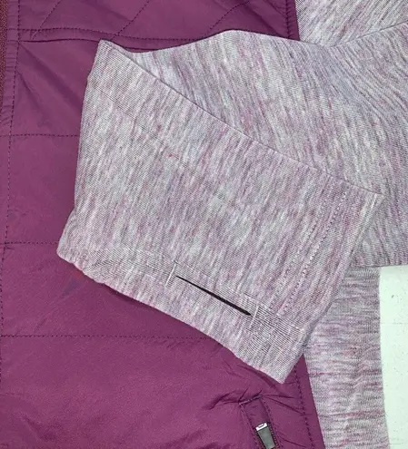 Ultimate Terrain Womens Hybrid Jacket Coat Hooded Full Zip Purple Small