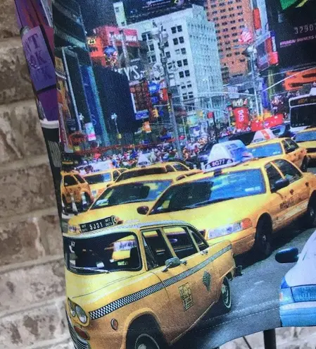 Badger Sports New York City Tee Top Times Square Taxis Broadway