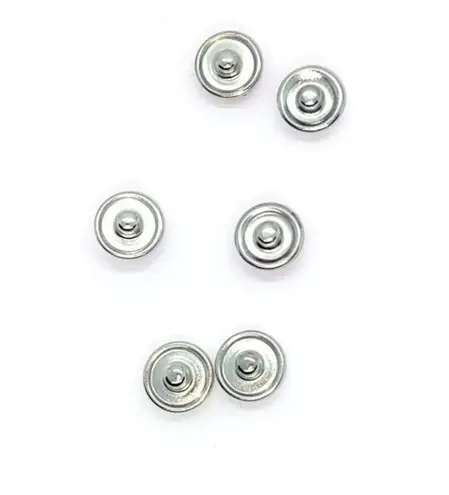 Boutique NWOT Snap-Button Charm Silver-Tone Bangle Bracelet