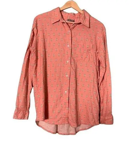 Wrangler  soft flannel button down shirt top blouse small EUC southwestern