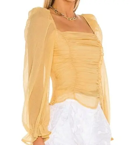 ASTR NWT  the Label Tonina Top Color: Dandelion Yellow