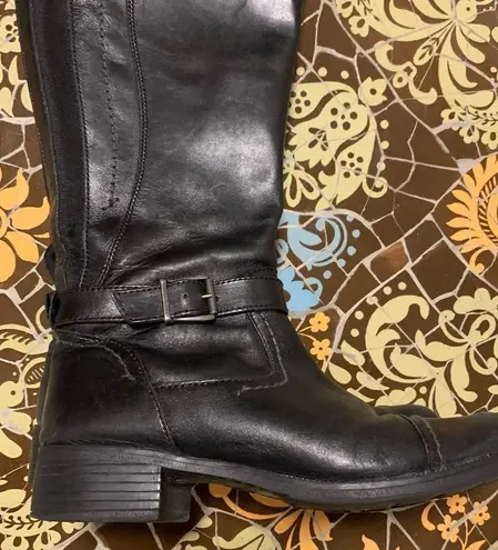 LEATHER EQUESTRIAN BOOTS with Zip Sz: 8.5/ 39 EU Size undefined