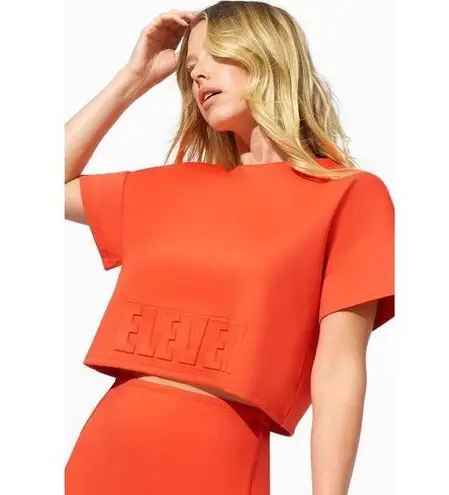 EleVen by Venus Williams Cherry Tomato Cropped Tee Size L New w/ Tag MSRP $88 Red Size L