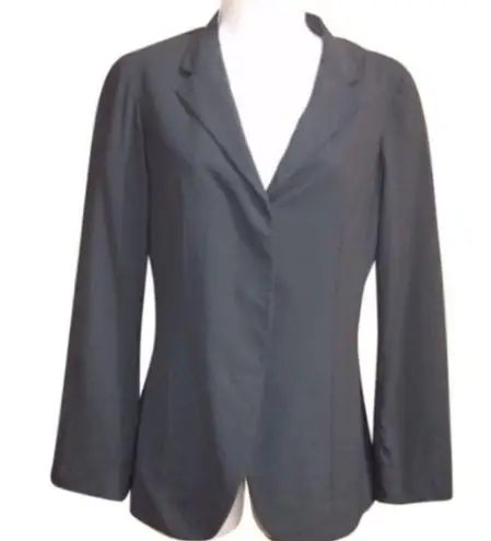 Jil Sander  Black Wool Silk Blazer