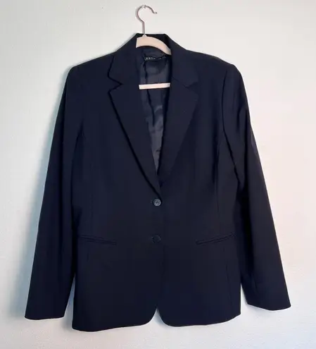 Lafayette 148 New York Black Wool Blend Blazer 12