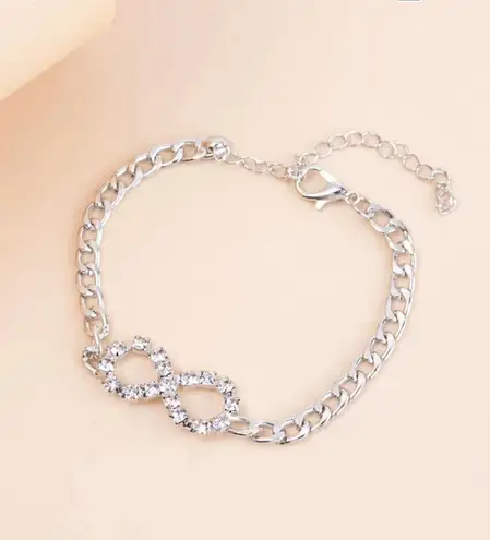 infinity Rhinestone  Bracelet