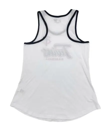 Campus Lifestyle MLB Minnesota Twins Women's Racer Back Tank Top in White, Small