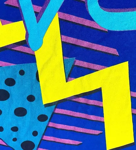 Vintage Retro 80s Totally Rad Graphic Tee T